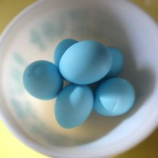 Egg edited to light blue