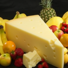 Fruit replaced by cheese